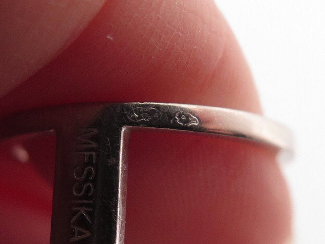 Bague 55 bague MESSIKA glam'azone 2 rangs 06173-wg diamants 0.15ct t55 or 18k 58 Facettes 268297