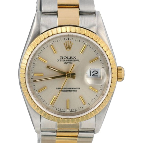 Montre Rolex Montre Date 34 Or Jaune 18K / Acier 58 Facettes MT42286