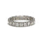 Bague 51 Alliance diamants, tour complet, en or 18K, 1.90 carats total 58 Facettes 1173