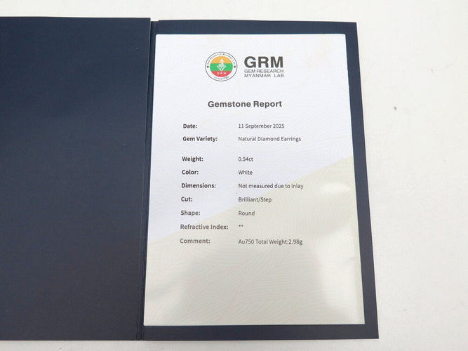 Boucles d'oreilles boucles d'oreilles creoles or 18k & 70 diamants 0.54ct certificat s 58 Facettes 272253