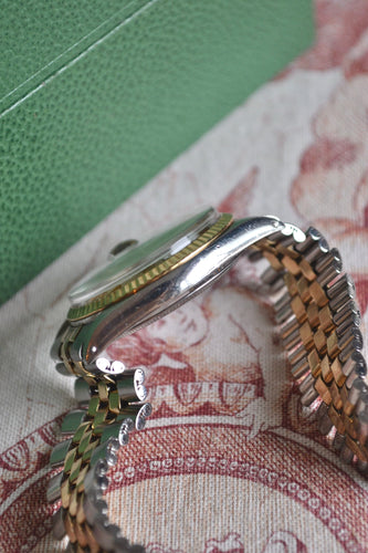 Montre Rolex - Montre Datejust 1601 two tone 36mm en or jaune et acier 58 Facettes