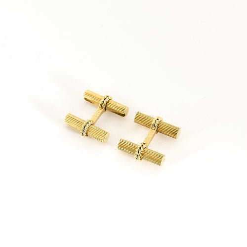 Boutons de manchette VAN CLEEF & ARPELS - Boutons de manchette or jaune 58 Facettes B250453