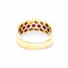 Bague 48 Bague en or jaune avec rubis et diamants 58 Facettes N102931EJ