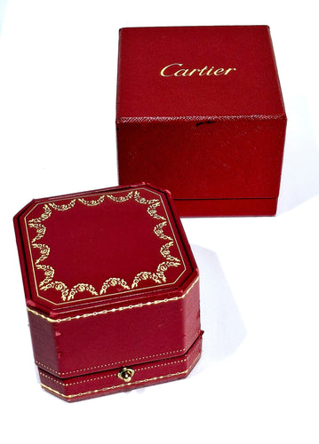 Bague 56 Cartier - Bague Entrelacés en or blanc 58 Facettes