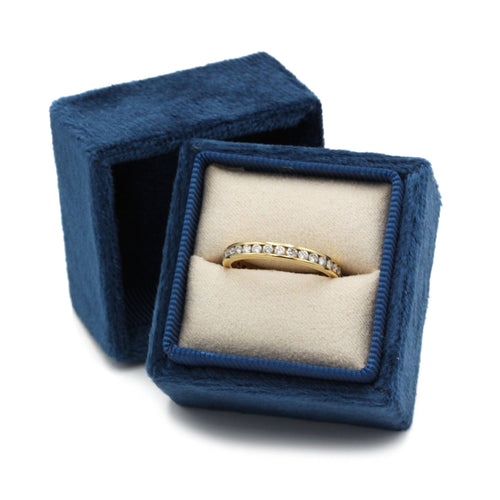 Bague 55 Alliance - Or jaune et diamants 58 Facettes 1060