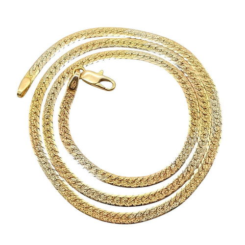 Collier Collier en or tricolore 58 Facettes