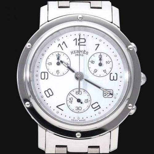 Montre Hermes Montre Clipper Chronograph 58 Facettes MT44640