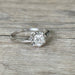 Bague 55 Solitaire or blanc diamant 0,50 58 Facettes 198