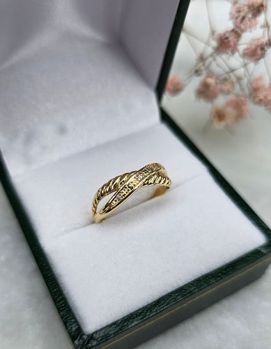 Bague 50 Bague Diamants Or jaune 58 Facettes 510