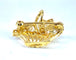 Broche Broche panier en or jaune, 3 perles et 5 diamants 58 Facettes AB467