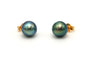 Boucles d'oreilles Boucles d'oreilles contemporaines or jaune et perles de Tahiti 58 Facettes 17713