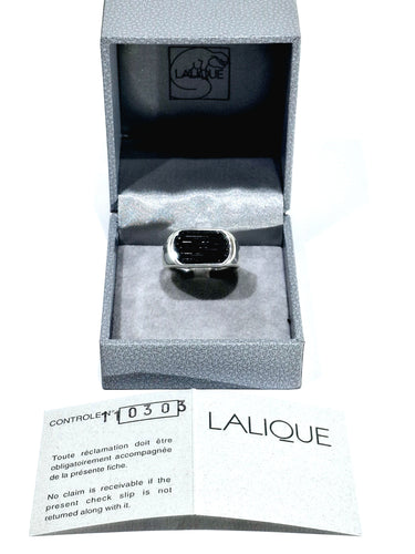 Bague 59 Lalique - Bague L'Homme Alpha 58 Facettes