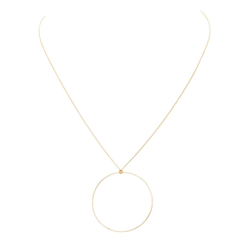 Collier Ginette NY Collier Circle on Chaine Or rose 58 Facettes 2322871CN