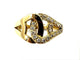 Bague 52 CARTIER. Bague vintage or jaune et diamants 58 Facettes