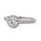Bague 54 Bague Solitaire Or blanc Diamant 58 Facettes 578821RV