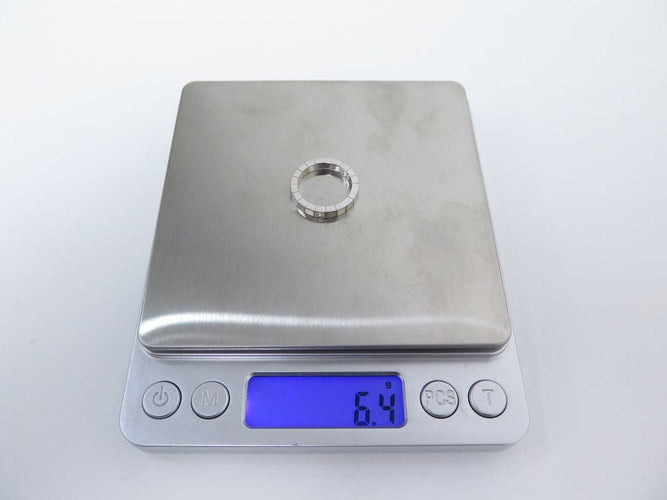 Bague 51 bague CARTIER lanieres b4058751 taille 51 or blanc 18k diamant 0.05ct 58 Facettes 249804