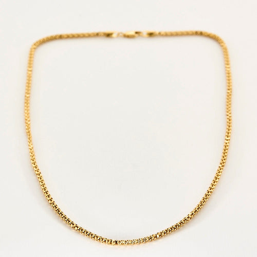 Collier Collier or jaune maille fantaisie 58 Facettes CHAL01842