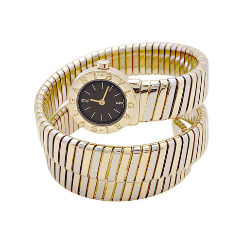 Montre Montre Bulgari, "Tubogas BB 19", deux ors. 58 Facettes 35046