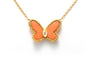 Collier Collier "Van Cleef & Arpels" contemporain en or jaune 18 carats, corail et diamant 58 Facettes 22764