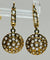 Boucles d'oreilles Boucles d'oreilles en or de style Art déco avec saphirs incolores 58 Facettes 50180