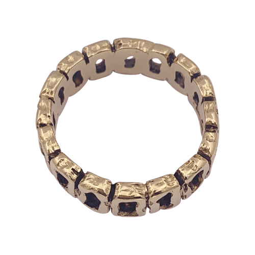 Bague 54 Bague vintage or jaune. 58 Facettes 34422