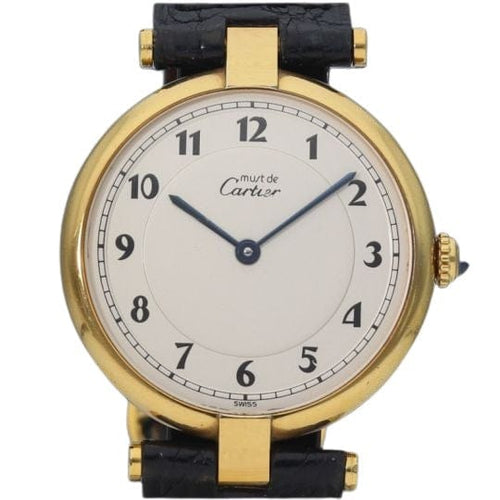 Montre Cartier Montre Must De Cartier Vermeil 58 Facettes MT41141