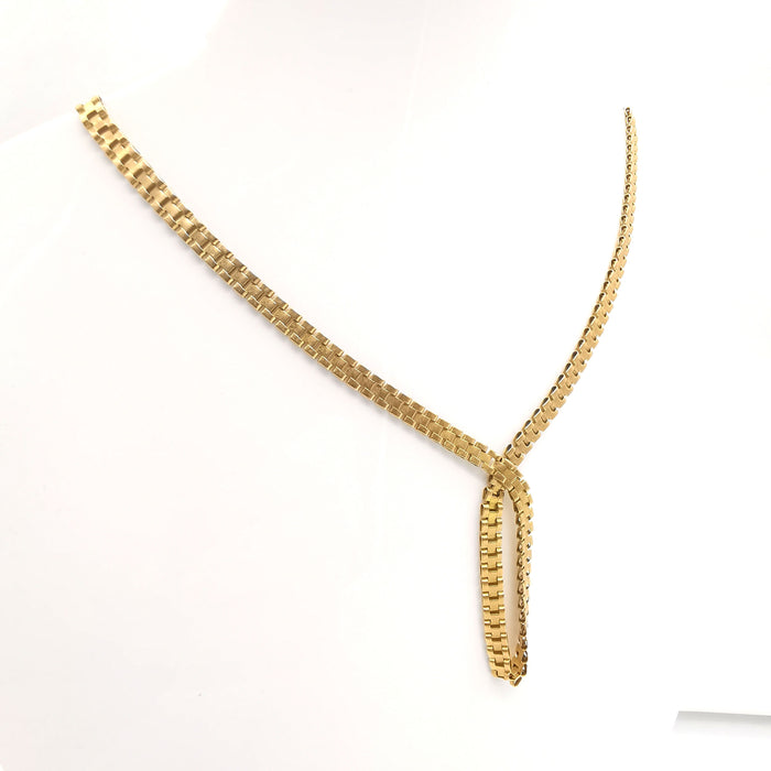 Alte Halskette aus Gelbgold