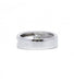 Bague 57 Bague or blanc diamant 58 Facettes 220465R