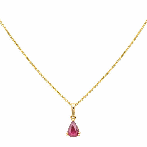 Collier Collier Or jaune Rubis 58 Facettes 4021227RV