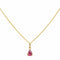 Collier Collier Or jaune Rubis 58 Facettes 4021227RV