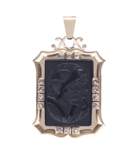 Pendentif Pendentif Antiqua Or rose 18K Diamant 58 Facettes BO210322/ANTIQUA