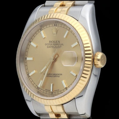 Montre Rolex Montre Date Just 36 58 Facettes MT42522