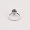 Bague 50 Bague en or blanc, rubis et diamants 58 Facettes LJ34