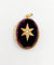 Pendentif Pendentif photo, reliquaire antique or jaune, verre violet et perle 58 Facettes A06193