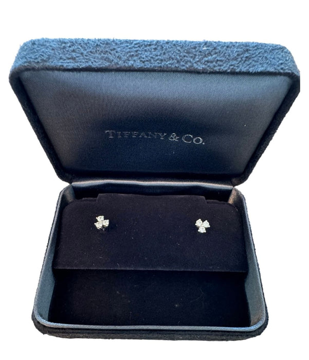 Boucles d'oreilles TIFFANY & Co -  Boucles d’oreilles ARIA platine diamants 58 Facettes