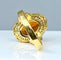 Bague Bague en or jaune 18 carats et citrine 58 Facettes AB381