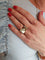 Bague 53 Bague Tank ors jaune et blanc, diamants 58 Facettes 083851