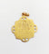 Pendentif Médaille religieuse Art Nouveau or rose et jaune Vierge Marie (circa 1917) 58 Facettes B01004