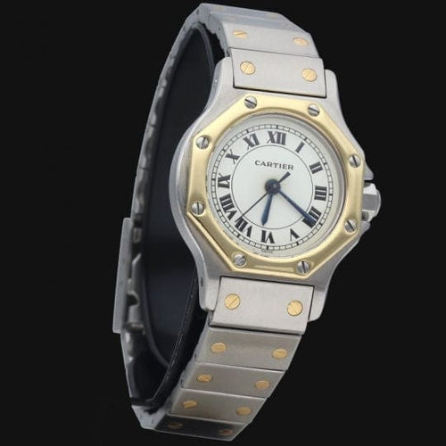 Montre Montre Cartier Santos Octagon 58 Facettes MT41415