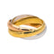Bague 54 Cartier Bague Trinity Or rose, Or jaune, Or blanc 58 Facettes 4952744RV