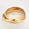 Bracelet CARTIER - Trinity - Bracelet trois ors extra large 58 Facettes LF21