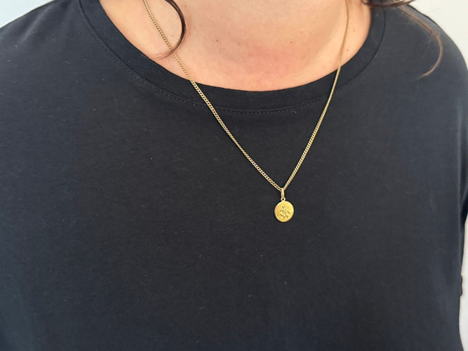 SAINT CHRISTOPHER-medalj i guld 