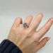 Bague 53.5 Bague solitaire or blanc diamant naturel LFG 58 Facettes