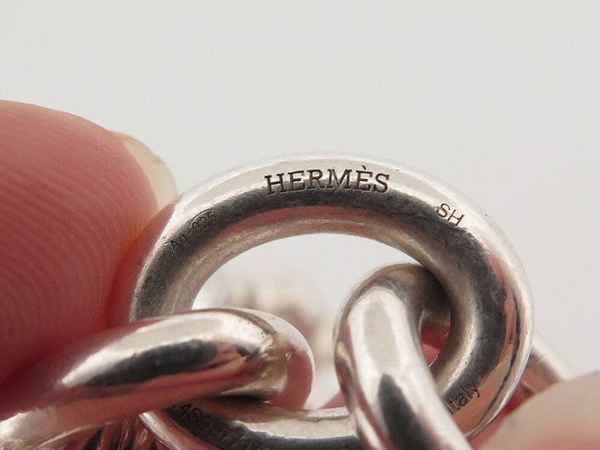 Bracelet bracelet HERMES parade chaine d'ancre gm 15.5 172.7gr en argent 925 58 Facettes 268354