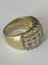 Bague 54 Large Bague Bandeau Or Jaune Diamants 3,00 ct 58 Facettes LOT 6106