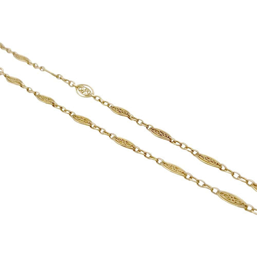 Collier Sautoir vintage filigrane. 58 Facettes 34902