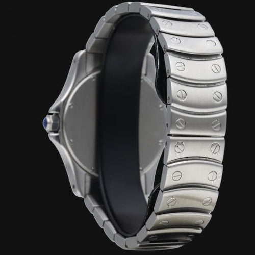 Montre Cartier Montre Santos Ronde 33Mm Automatique 58 Facettes MT41463