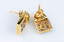 Boucles d'oreilles Boucles d'oreilles 18 carats Or jaune 0.20ct Saphir 58 Facettes BOVISAPH-107