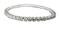 Bracelet Bracelet rivière or blanc diamants 5,40 carats 58 Facettes