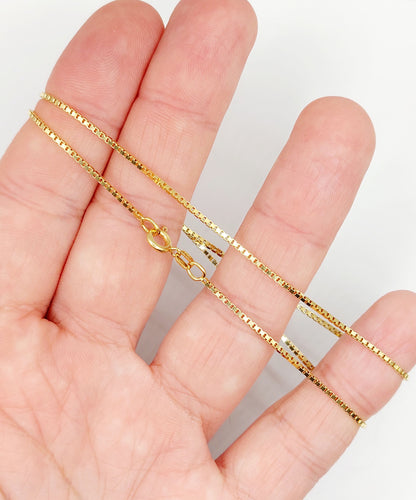 Collier Chaine vintage or 18k mailles vénitiennes 42 cm 4,92 gr 58 Facettes A05968